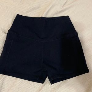 Large black biker shorts from Amazon